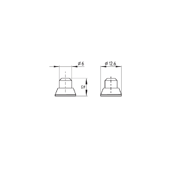 Fdc séc. Poussoir "B" 1NF+1NO Plast., 1xM20 - TS 236-11Z-M20-Lire la description