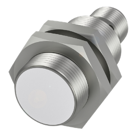 DPI M18 ANA 0-10V P1-5mm noyé 44,5(30)mm Laiton 15-30Vdc / M12 3P - BAW M18ME-UAC50B-S04G (BAW0025)-Lire la description
