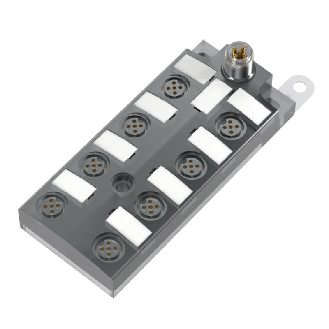 Répartiteur actif, IO-Link, 16E PNP type 3, 16S PNP 350mA, IP67 - BNI IOL-302-S01-K006-C01 (BNI005W)-Lire la description