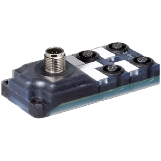 Répartiteur 4xM12 4p PNP LED; M12 8p - 8000-84470-0000000-Lire la description