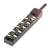 Répartiteur 10xM8 3p PNP LED; Câble PUR Noir Cpc 3m - BPI AM303P-5K-B0-KPXC0-030 (BPI00E2)