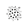 Répartiteur 8xM08 3p LED PNP; M12 12P 90° - SACB- 8/3-L-M12-M8 HD Répartiteur 8xM08 3p LED PNP; M12 12P 90° - SACB- 8/3-L-M12-M8 HD