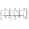 Répartiteur 8xM08 3 pôles avec LED PNP et connecteur M12 90°
