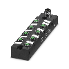 Répartiteur 8xM08 3p LED PNP; M12 12P 90° - SACB- 8/3-L-M12-M8 HD Répartiteur 8xM08 3p LED PNP; M12 12P 90° - SACB- 8/3-L-M12-M8 HD