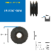 Pulegge Pulegge trapezoidali con mozzo smontabile PFB20190M Puleggia trapezoidale in ghisa tipo SPB / B con mozzo smontabile serie 2517 con 2 gole, passo diametro 190 mm