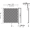 Réflecteur DG chauffant, 665 mm x 665 mm - PL560DG-H