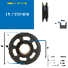 Pulegge Pulegge trapezoidali con mozzo smontabile PFZ10250M Puleggia trapezoidale in ghisa tipo SPZ / Z con mozzo smontabile serie 2012 con 1 scanalatura, passo diametro 250 mm