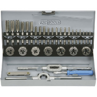 Coffret de jeux de tarauds et filières 32 pièces KSTOOLS-Lire la description