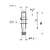 DPI M08 ANA 0-10mA P0-2mm noyé 46(34)mm Inox 12-36Vdc / M08 3P - IR08.D02S-F46.IA1Z.7SL (IR08.D02S-11191029)