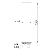 DPC D20 PNP NO P2-10mm noyé 79,5mm Laiton IP65 / Câble 2m - CFBM 20P1600