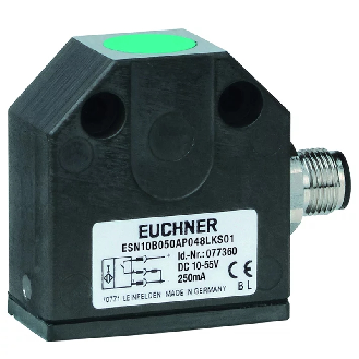 Boîtier monopiste inductif PNP NO+NF P5mm 10-55Vdc, M12 4P - ESN10B050UP048LKS01-M-Lire la description