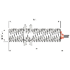DPM M18 Reed NO 75mm Laiton 250Vac/dc / Câble 2m - SMC-18M NO