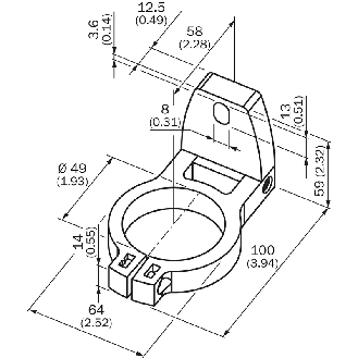 Kit de fixation 12, orientable, Swivel Mount - BEF-2SMGEAKU2-Lire la description