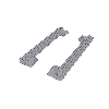 Pattes de fixation L=140mm Aluform - 04.00 01 40 Pattes de fixation L=140mm Aluform - 04.00 01 40
