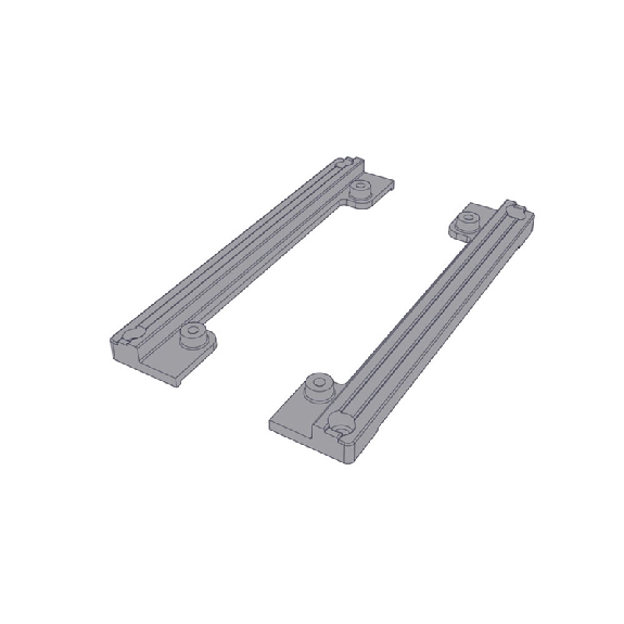 Pattes de fixation L=140mm Aluform - 04.00 01 40 Pattes de fixation L=140mm Aluform - 04.00 01 40-Lire la description