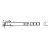 Système de fixation pour réflecteurs BOS R14, R1, R9, R22, R26 - BMS BS-M-D12-0250-01 (BAM003A) Système de fixation pour réflecteurs BOS R14, R1, R9, R22, R26 - BMS BS-M-D12-0250-01 (BAM003A)