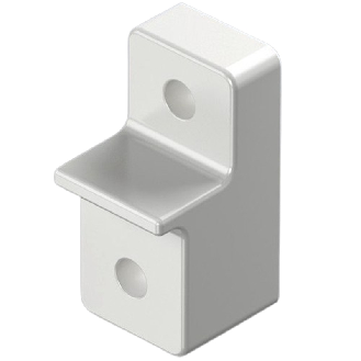 Pattes de fixation murale - AX- polyester - (lot de 4 pieces) - AX 1485.400 (LOT DE 4 PIECES)-Lire la description