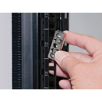 Fixation 19" 1U, M5 par 24 15x10x42 (LxHxP) - DK 2090.000-Lire la description