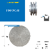 Riemenscheiben Trapezriemenscheiben PAB2070 Aluminium-Trapezriemenscheibe 2 Rillen Typ B Durchmesser 070 mm