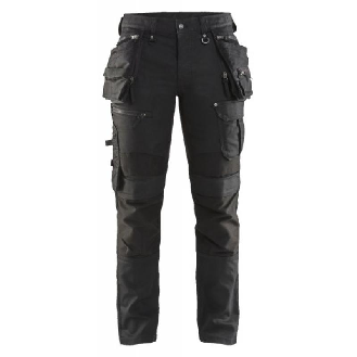 Pantalon X1900 artisan stretch 2D noirnoir taille 50-Lire la description