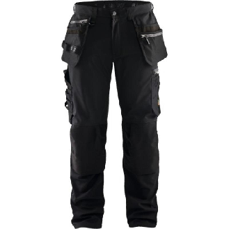 Pantalon artisan softshell stretch noir taille 52-Lire la description