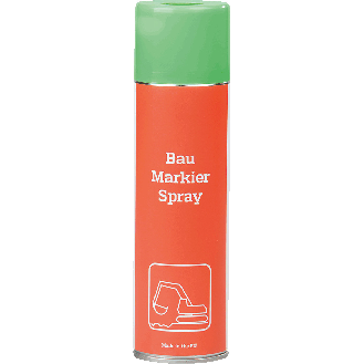 Baustellen-Markierfarbe, schnelle Markierung auf allen Flächen, grün, 500ml/Dose-Beschreibung lesen
