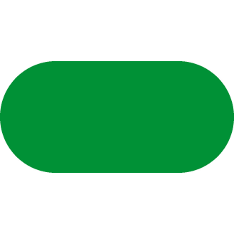 Bodenmarkierer Rechteck, Rutschhemmung R10, grün, Spezial-Kunststoff, 100x210mm, 10/VE-Beschreibung lesen