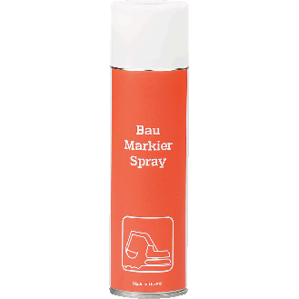 Baustellen-Markierfarbe, schnelle Markierung auf allen Flächen, weiß, 500ml/Dose-Beschreibung lesen