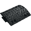 Mittelteil für Tempo-Stopp-Schwelle, mit Nase, schwarz, Kunststoff, 420x500x50mm Mittelteil für Tempo-Stopp-Schwelle, mit Nase, schwarz, Kunststoff, 420x500x50mm