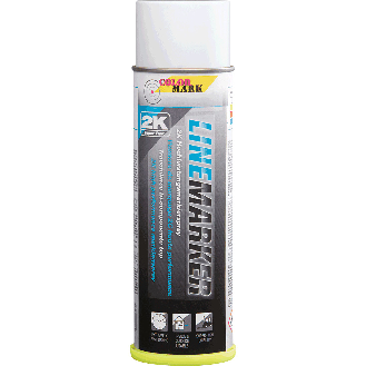 COLORMARK Bodenmarkierungsfarbe LINEMARKER, 2-Komponentenfarbe, weiß, 500ml/Dose-Beschreibung lesen