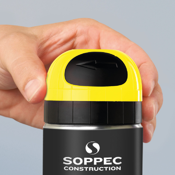 SOPPEC Markierfarbe Tempo T.P., für ca. 8 Wochen, gelb, 500ml/Dose-Beschreibung lesen