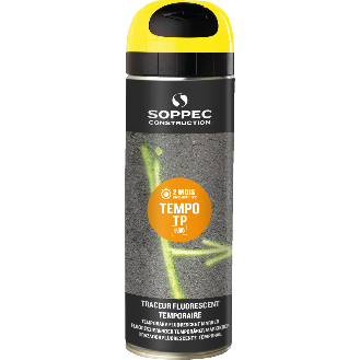 SOPPEC Markierfarbe Tempo T.P., für ca. 8 Wochen, gelb, 500ml/Dose-Beschreibung lesen