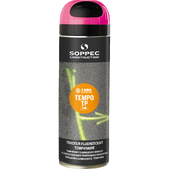 SOPPEC Markierfarbe Tempo T.P., für ca. 8 Wochen, pink, 500ml/Dose-Leggi tutto