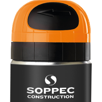 SOPPEC Markierfarbe Fluo T.P., für ca. 10 Monate, orange, fluoreszierend, 500ml/Dose-Beschreibung lesen