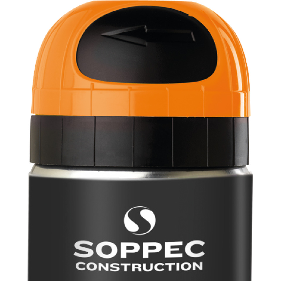 SOPPEC Markierfarbe Fluo T.P., für ca. 10 Monate, orange, fluoreszierend, 500ml/Dose-Beschreibung lesen