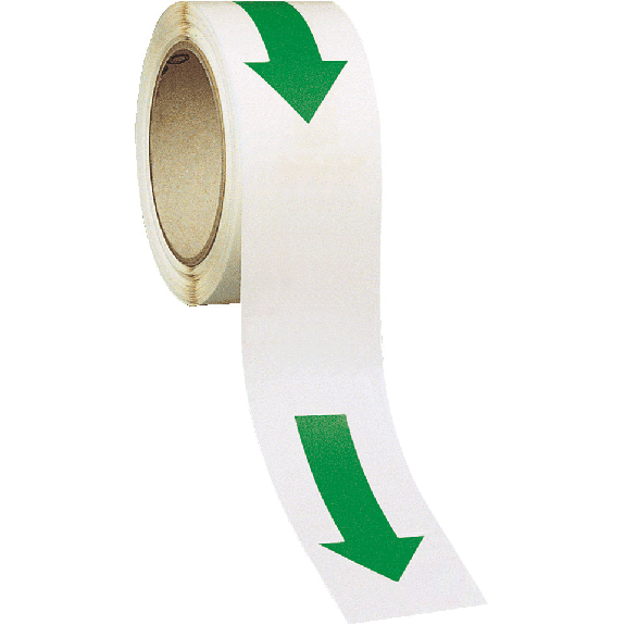 Bodenmarkierungspfeile, grün, Folie, selbstklebend, Pfeillänge 135mm, 110/Rolle Bodenmarkierungspfeile, grün, Folie, selbstklebend, Pfeillänge 135mm, 110/Rolle-Beschreibung lesen