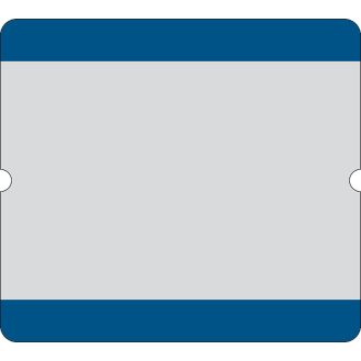 Selbstklebende Boden-Beschriftungstasche, offen, blau, PVC, 290x323mm, 10/VE-Beschreibung lesen