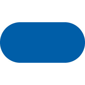 Bodenmarkierer Rechteck, Rutschhemmung R10, blau, Spezial-Kunststoff, 100x210mm, 10/VE-Beschreibung lesen