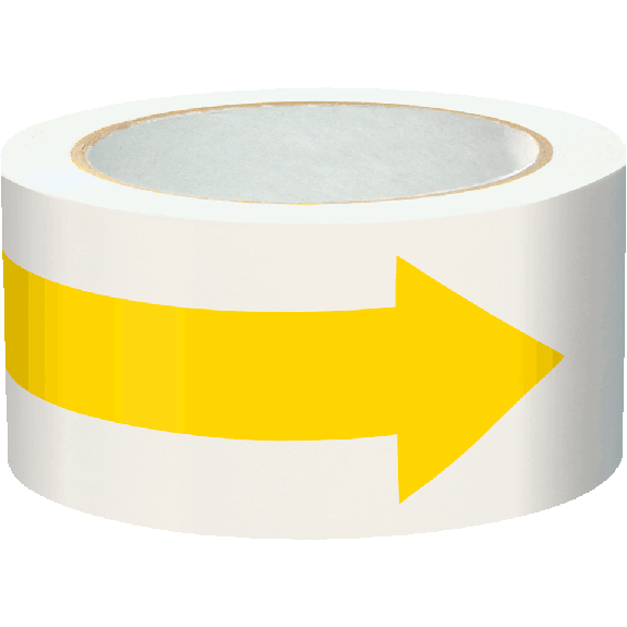 Bodenmarkierungspfeile, gelb, Folie, selbstklebend, Pfeillänge 85mm, 170/Rolle Bodenmarkierungspfeile, gelb, Folie, selbstklebend, Pfeillänge 85mm, 170/Rolle-Beschreibung lesen