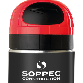 SOPPEC Markierfarbe Fluo T.P., für ca. 12 Monate, rot, fluoreszierend, 500ml/Dose-Beschreibung lesen