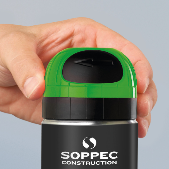SOPPEC Markierfarbe Tempo T.P., für ca. 8 Wochen, grün, 500ml/Dose-Beschreibung lesen