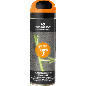 SOPPEC Markierfarbe Tempo T.P., für ca. 8 Wochen, orange, 500ml/Dose-Beschreibung lesen