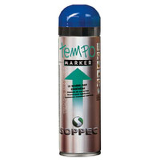 SOPPEC Markierfarbe Tempo Marker, für ca. 15 Tage, blau, 500ml/Dose-Beschreibung lesen