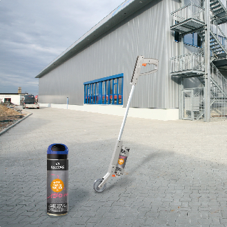 SOPPEC Markierfarbe Tempo Marker, für ca. 15 Tage, blau, 500ml/Dose-Beschreibung lesen