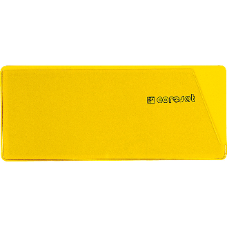 coroset magnetische Etikettenhalter, gelb, 137x58mm, 100/VE-Beschreibung lesen