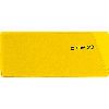 coroset magnetische Etikettenhalter, gelb, 137x58mm, 100/VE