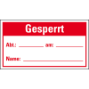 Etikett für Qualitätskontrolle Gesperrt, Vinylgewebe, 45x25mm, 120 Stück/Heft Etikett für Qualitätskontrolle Gesperrt, Vinylgewebe, 45x25mm, 120 Stück/Heft