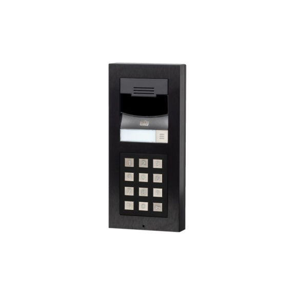 IP Verso Basic schwarz, Netzwerk Türstation, 1 Ruf Taste, Basiseinheit, ohne Kamera, SIP, IP54-Beschreibung lesen