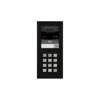 IP Verso Basic schwarz, Netzwerk Türstation, 1 Ruf Taste, Basiseinheit, ohne Kamera, SIP, IP54-Beschreibung lesen