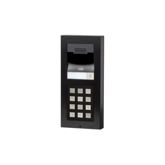 IP Verso Basic schwarz, Netzwerk Türstation, 1 Ruf Taste, Basiseinheit, ohne Kamera, SIP, IP54-Beschreibung lesen